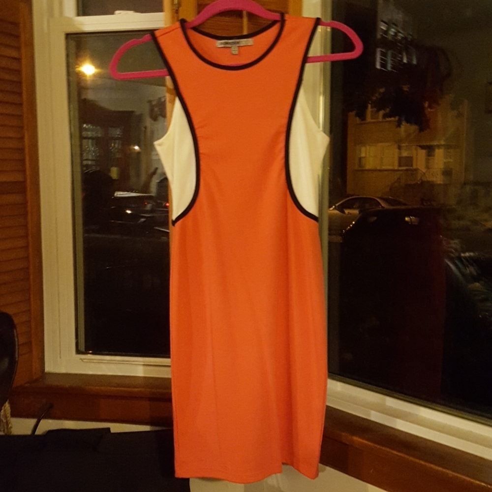 Watermelon Skin Tight Mini Dress
